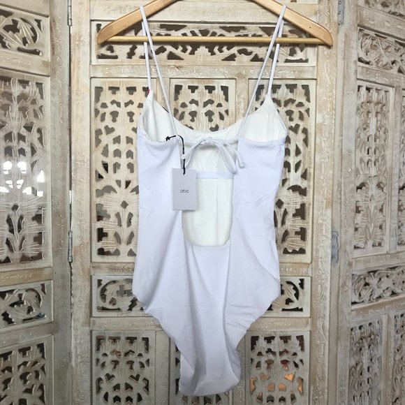 NWT Onia Gabriella One Piece Striped Bathing Suit L - Picture 4 of 7